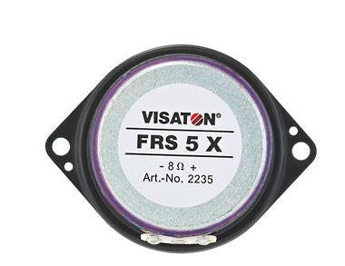 Visaton FRS 5 X – Einbaulautsprecher – 1-Wege, 2", 8 Ω, 5 W, Schwarz