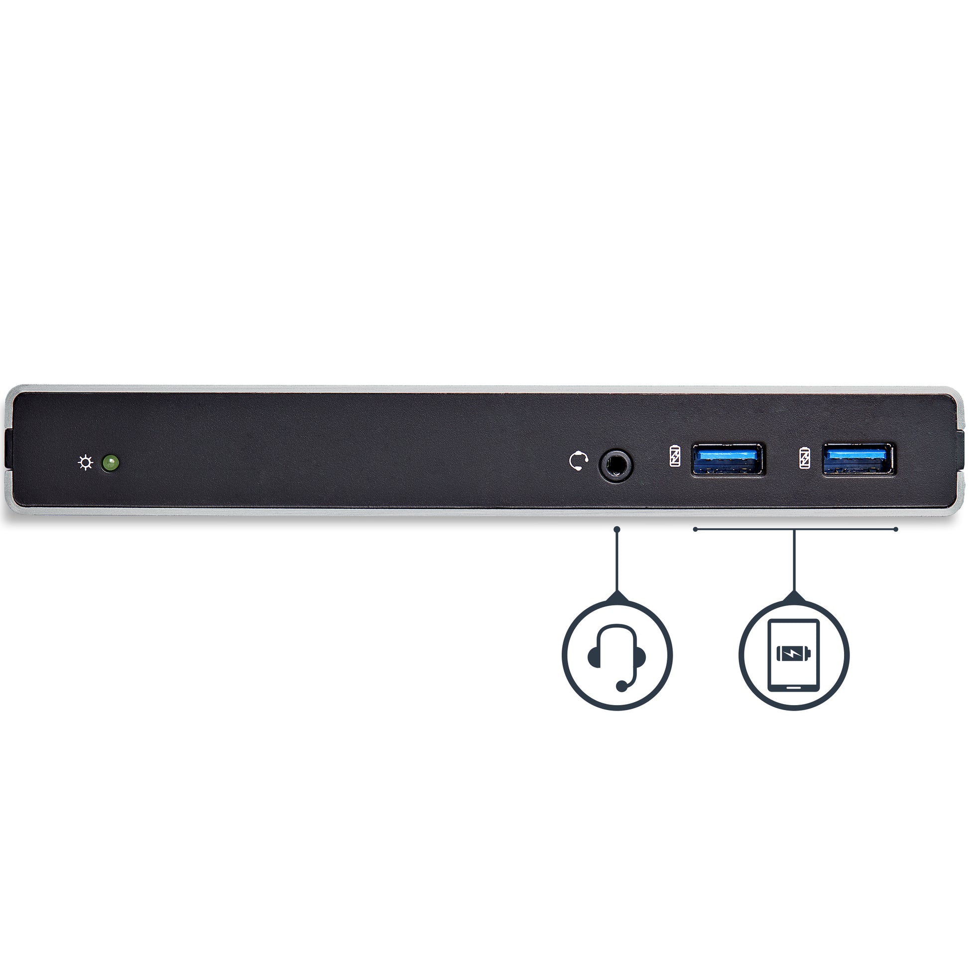 StarTech.com Dockingstation – USB-A, 2× DVI, 5× USB-A, GbE, 3,5 mm Audio, für Windows/Mac/ChromeOS
