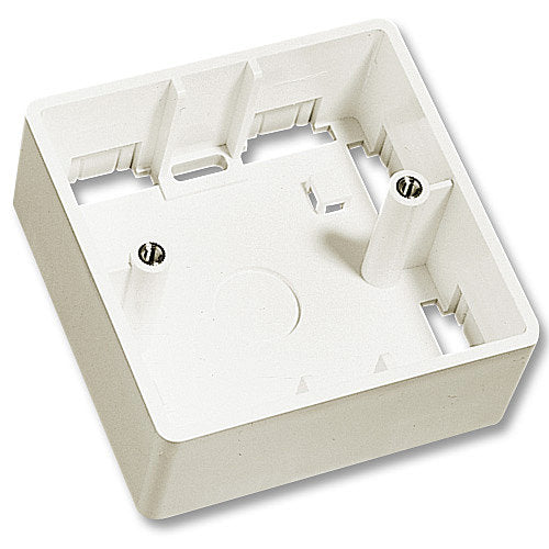 Lindy Aufputz-Box, 86×86×47 mm, ABS Synthetik – weiss