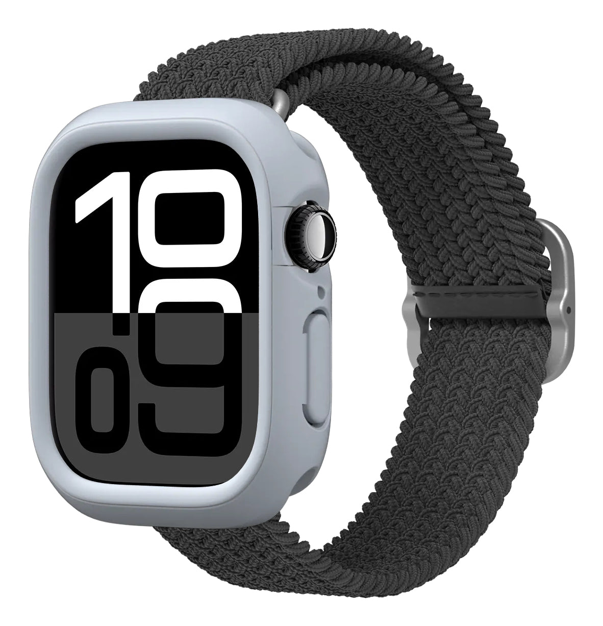RhinoShield CrashGuard NX 46 mm – TPE, Grau, für Apple Watch Series 10