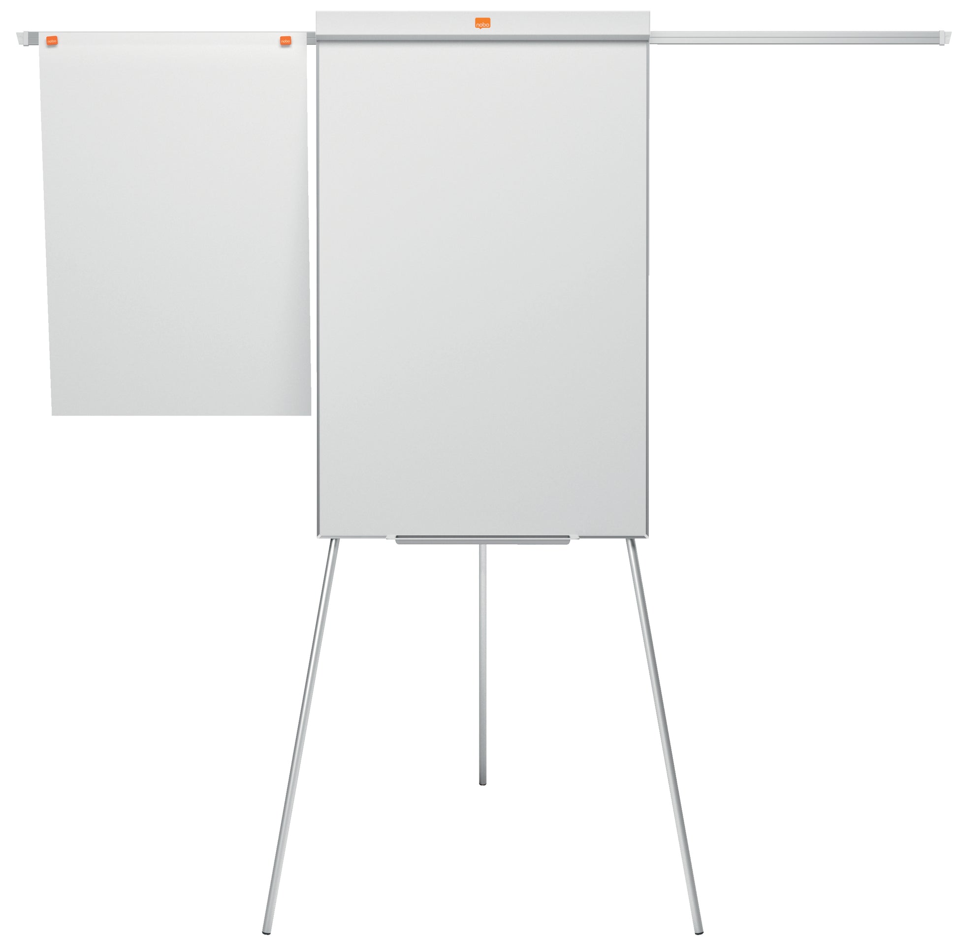 Nobo Impression Pro Flipchart Dreibein, magnetisch – 68,5 × 185 cm, mit 2 Seitenarmen