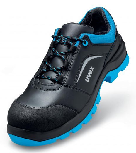 Uvex 2 xenova Sicherheits-Halbschuhe S3 SRC – Schwarz/Blau – Grösse 47
