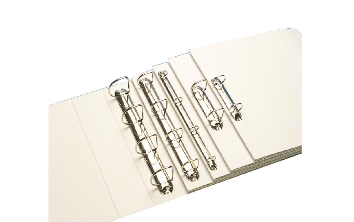 Leitz Präsentationsringbuch – 2-Ring Ø 25 mm – für A4 – Rückenbreite 4,4 cm – Weiss