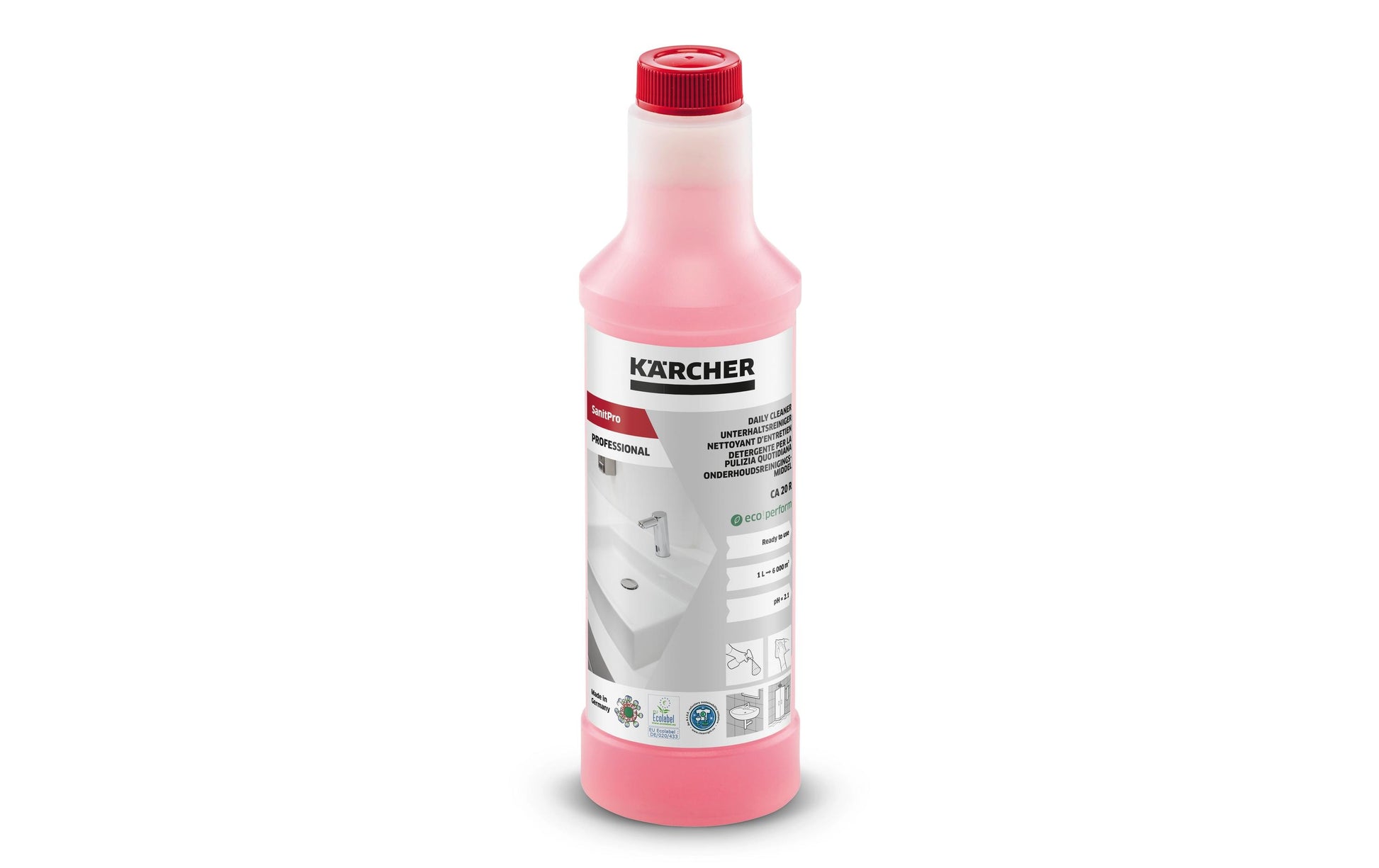 Kärcher SanitPro CA 20 R Bad-/Kalkreiniger – parfümiert, Flüssigkeit, Sprühflasche – 500 ml