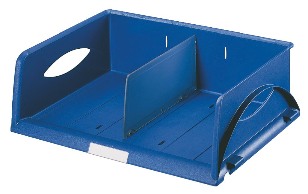 Leitz Sorty – Briefkorb für A4/C4, quer, Kunststoff, blau, 405 × 125 × 300 mm