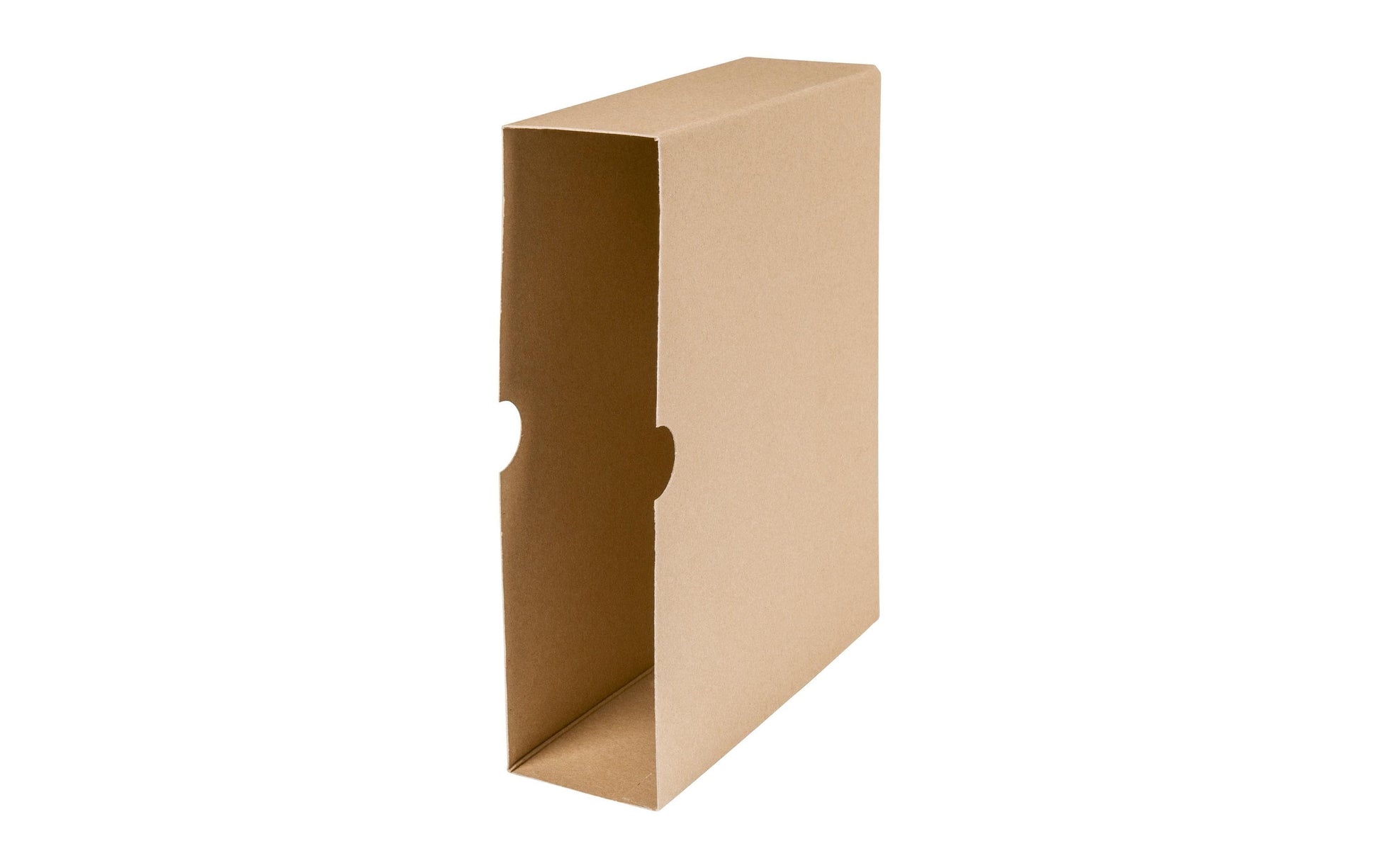 Biella Archiv-Ordner – A4 – Rücken 70 mm – Braun, Karton, mit Griffloch
