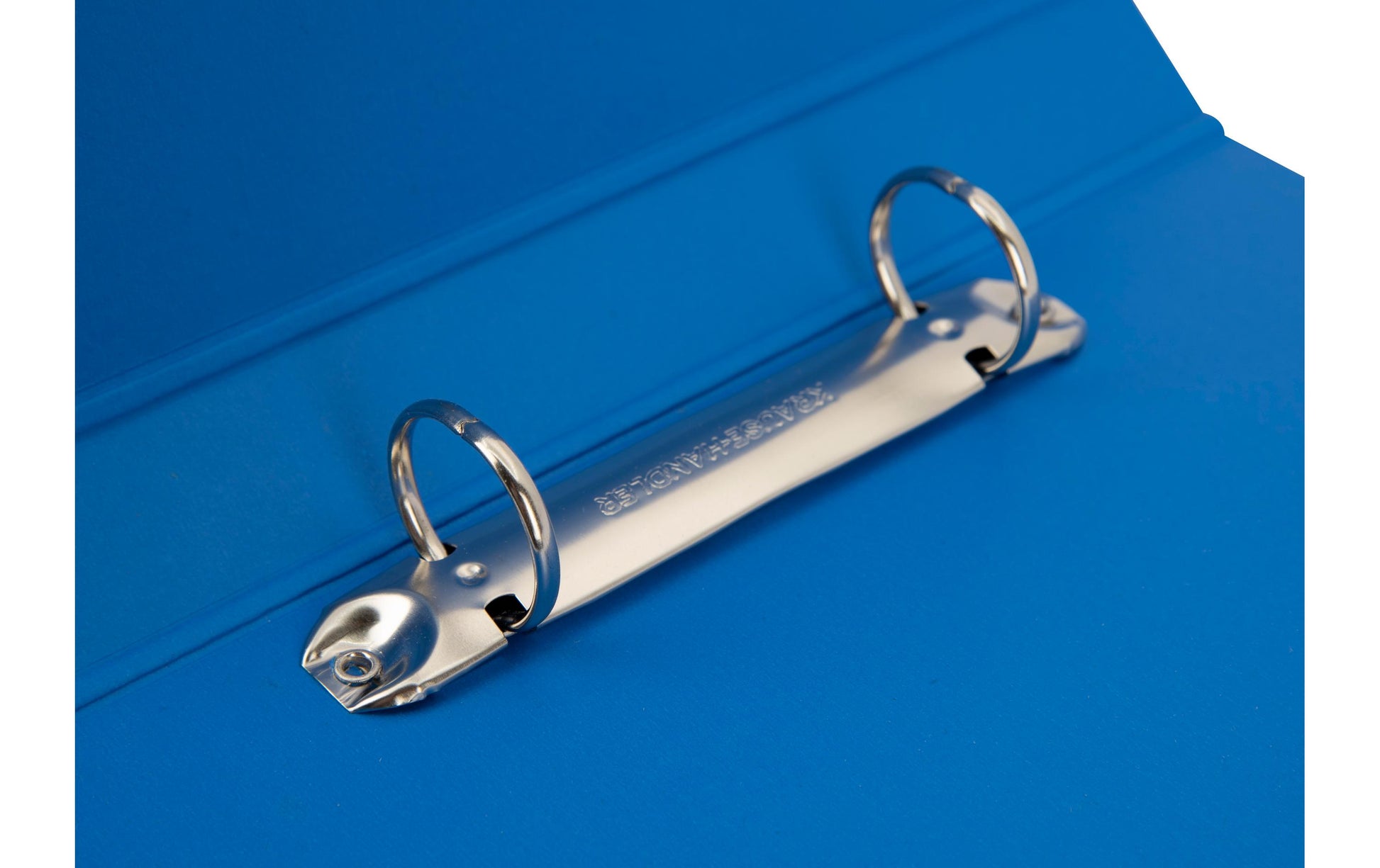 Biella Zeigebuch – A5 Hochformat – 2-Ring-Ringmechanik, Ø 25 mm, Rücken 32 mm – Blau, Karton