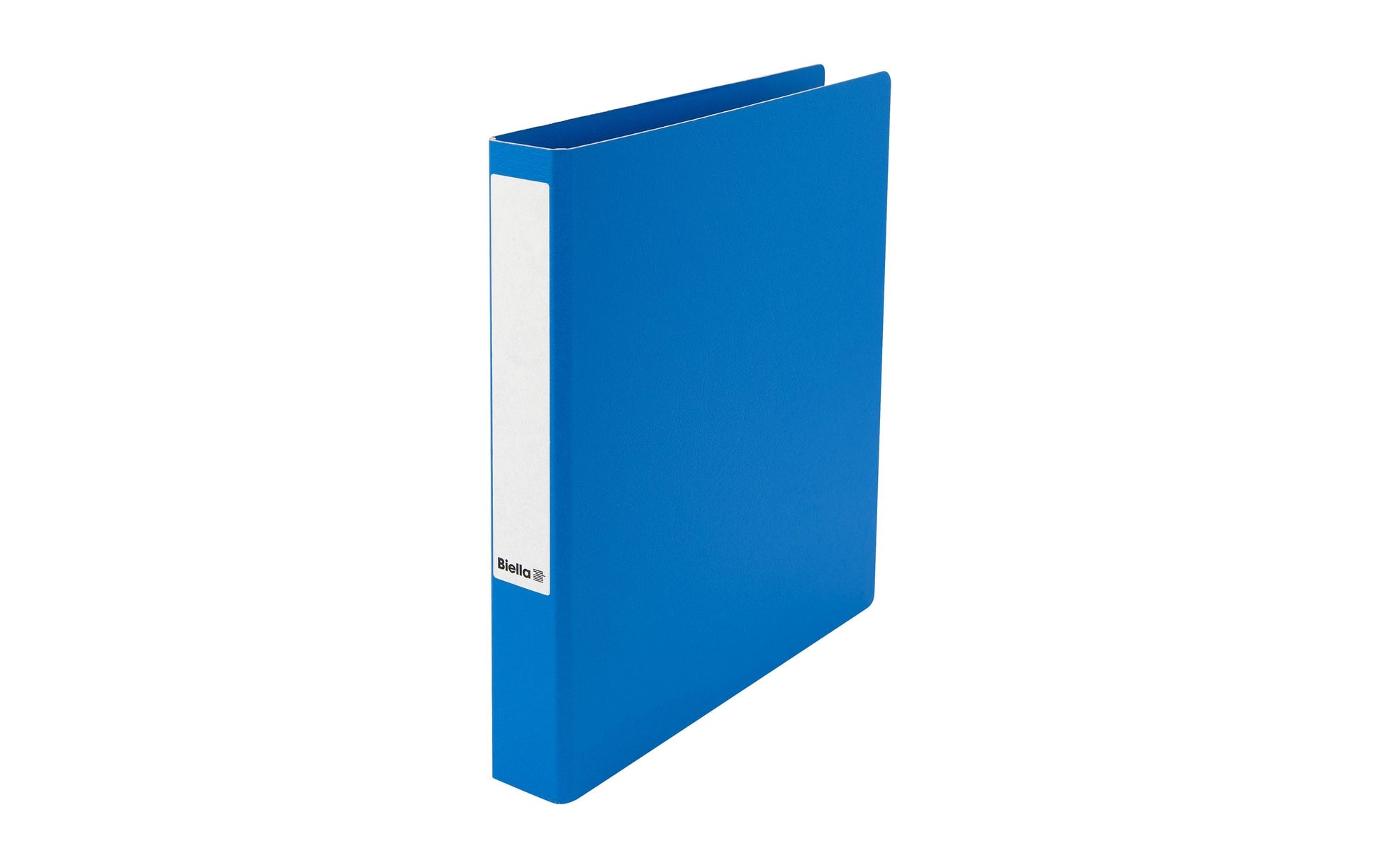 Biella Zeigebuch – A5 Hochformat – 2-Ring-Ringmechanik, Ø 25 mm, Rücken 32 mm – Blau, Karton
