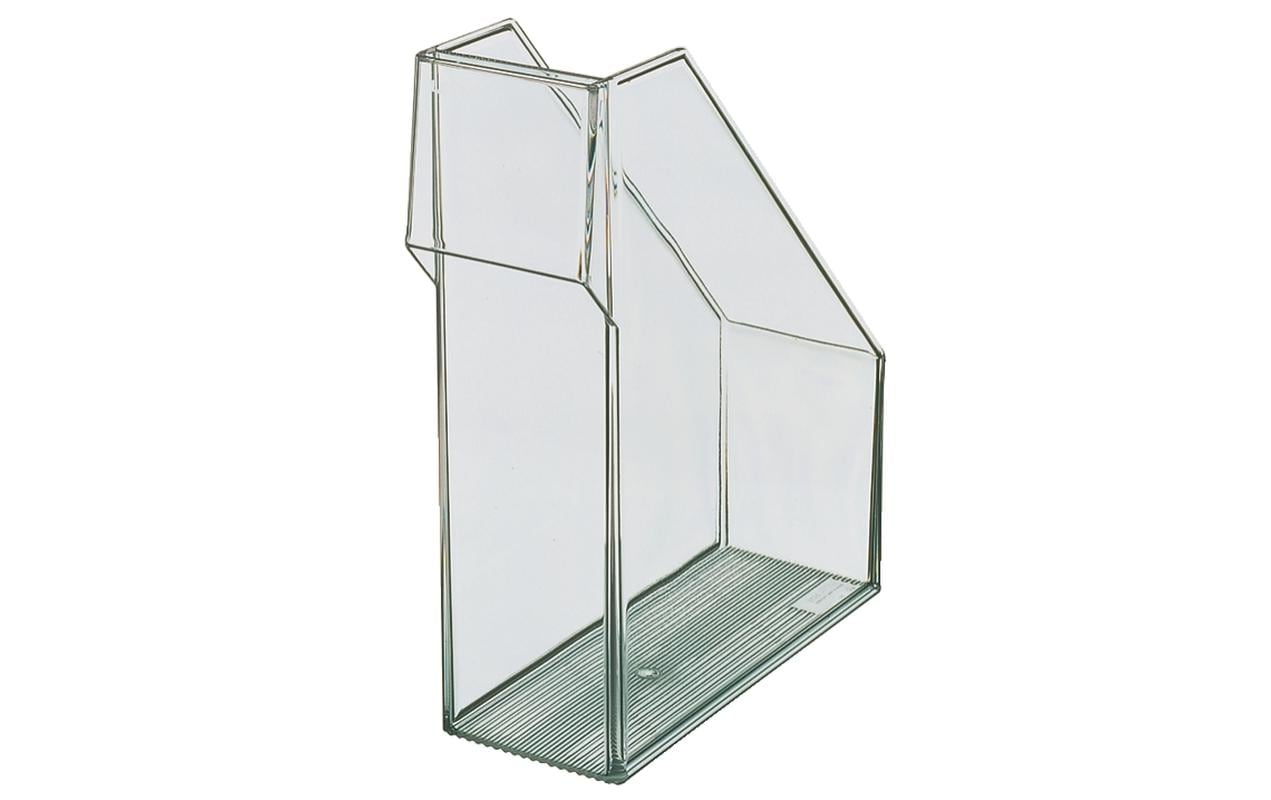 Leitz Stehsammler – für Format A4, Kunststoff, transparent, mit Griffausschnitt, 130 × 325 × 260 mm
