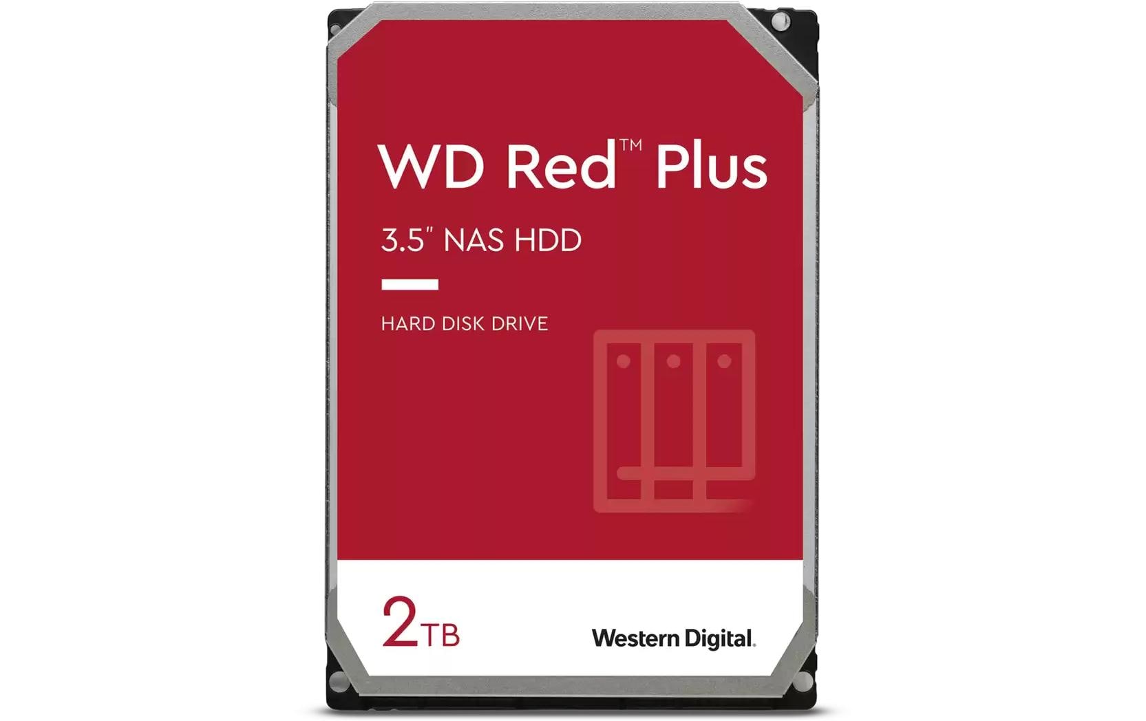 Western Digital Red Plus 2 TB – SATA 6 Gb/s, 5400 U/min