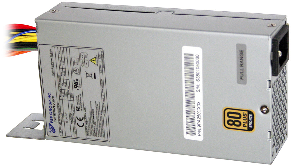 Shuttle PC45G Flex-ATX-Netzteil 250 W 80 PLUS Bronze – 24-poliger ATX, SATA×3, Molex×2 – für XPC G/G2 und andere