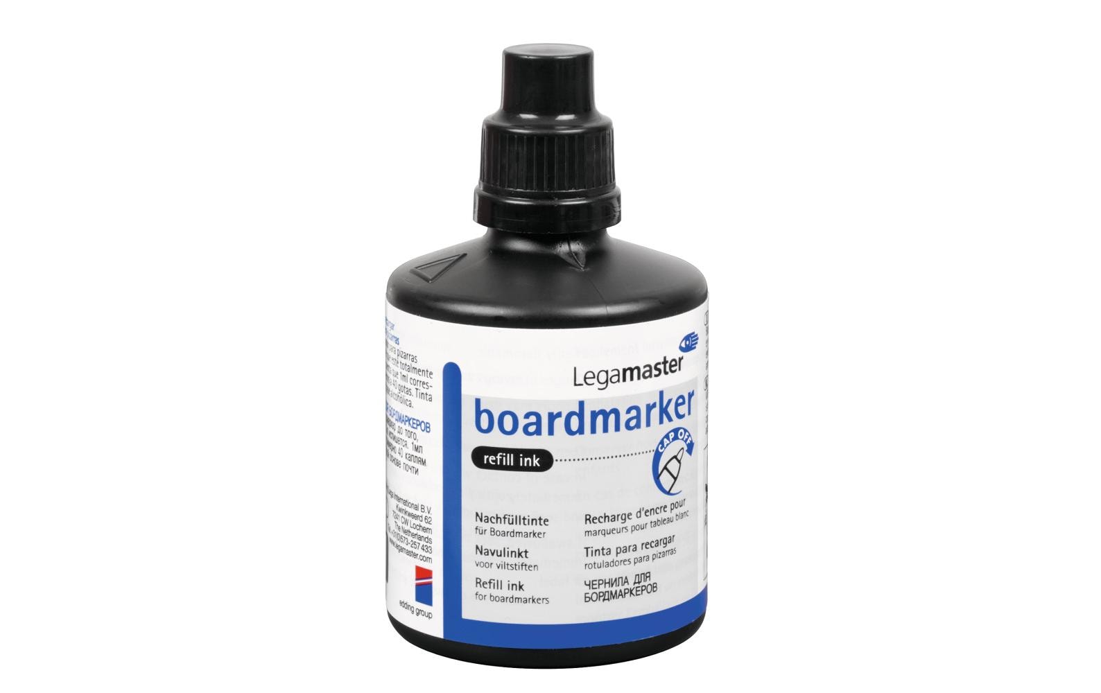 Legamaster Marker-Nachfüllung – Schwarz, Tropfendosiersystem, 100 ml