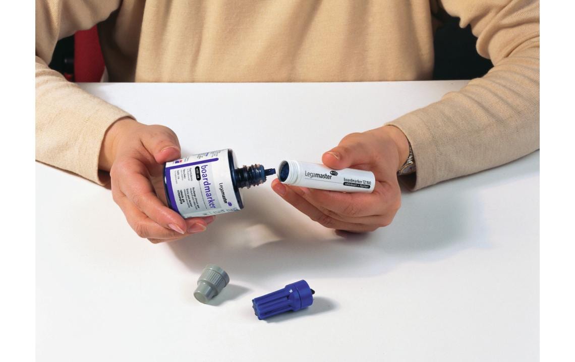 Legamaster Marker-Nachfüllung – Schwarz, Tropfendosiersystem, 100 ml
