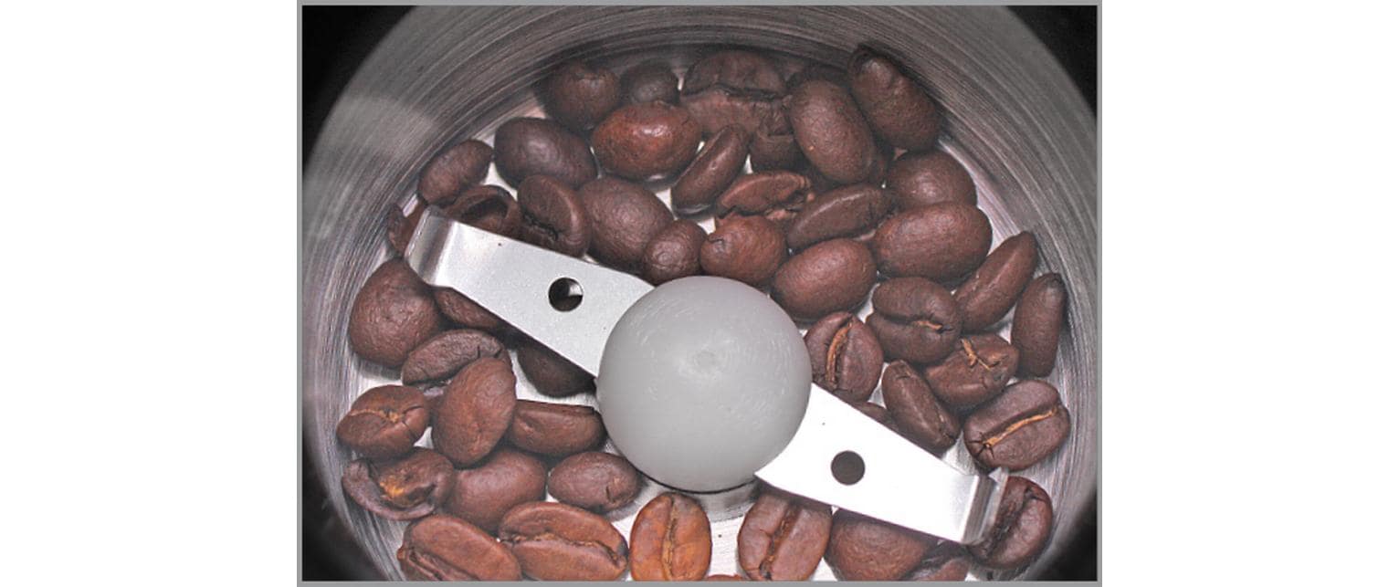 Trisa Kaffeemühle Macinino Caffè – 60 g, Schlagmesser, 150 W – Edelstahl