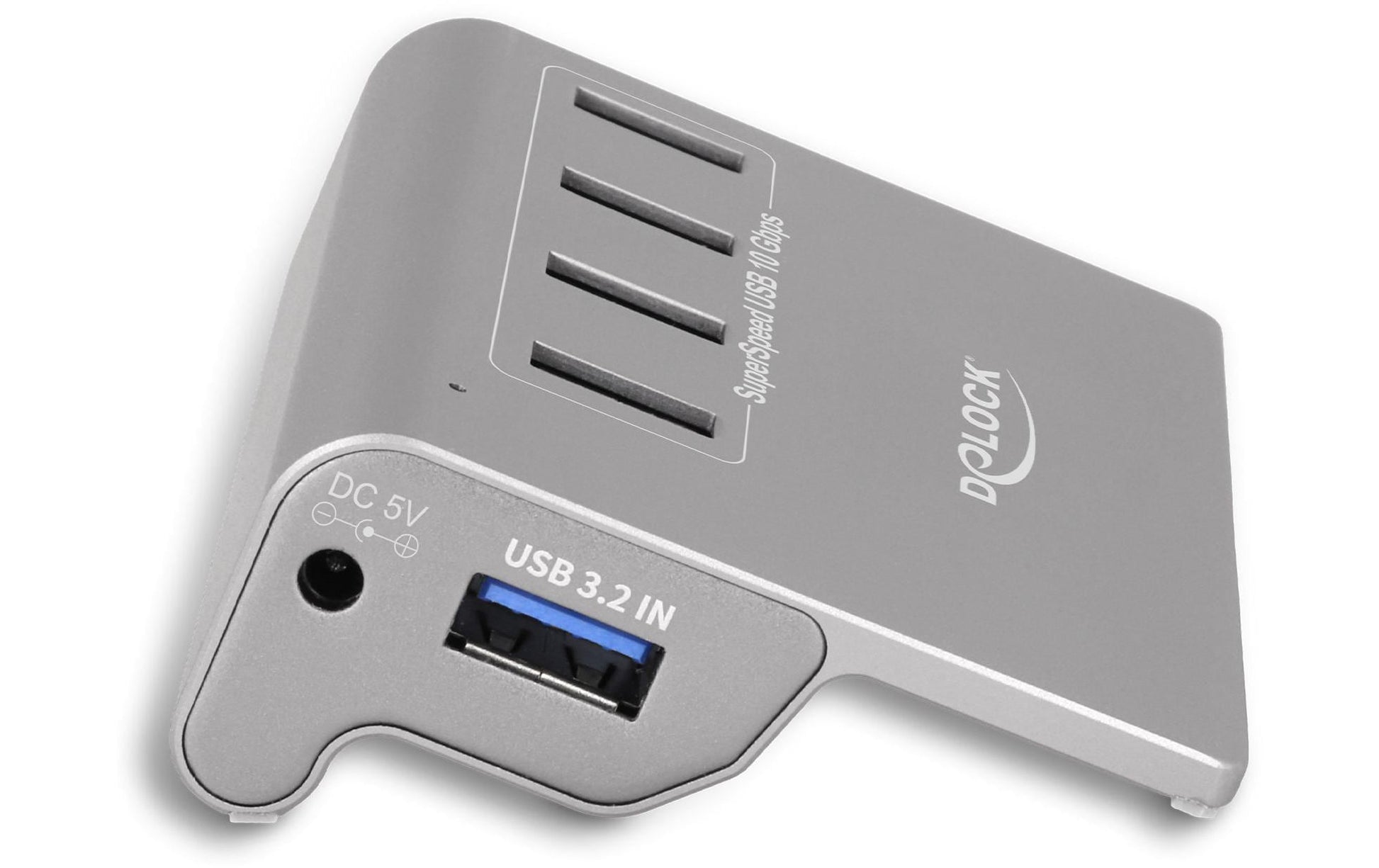 DeLOCK USB-Hub – 4× USB-A, 10 Gbit/s, für Windows/Mac/Linux