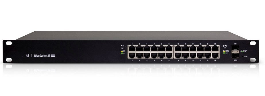 Ubiquiti ES-24-250W – Managed Switch – 24×GbE, 2×SFP, L2+/L3, PoE+, 1U