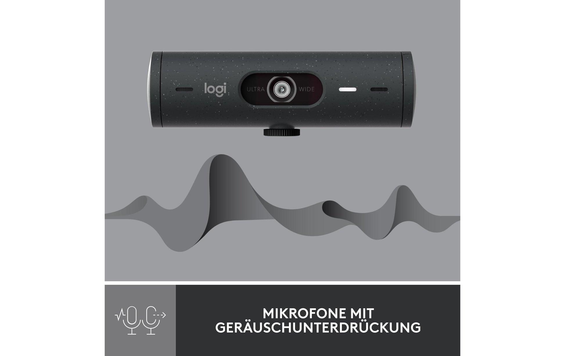 Logitech BRIO 500 – Webcam – Graphit