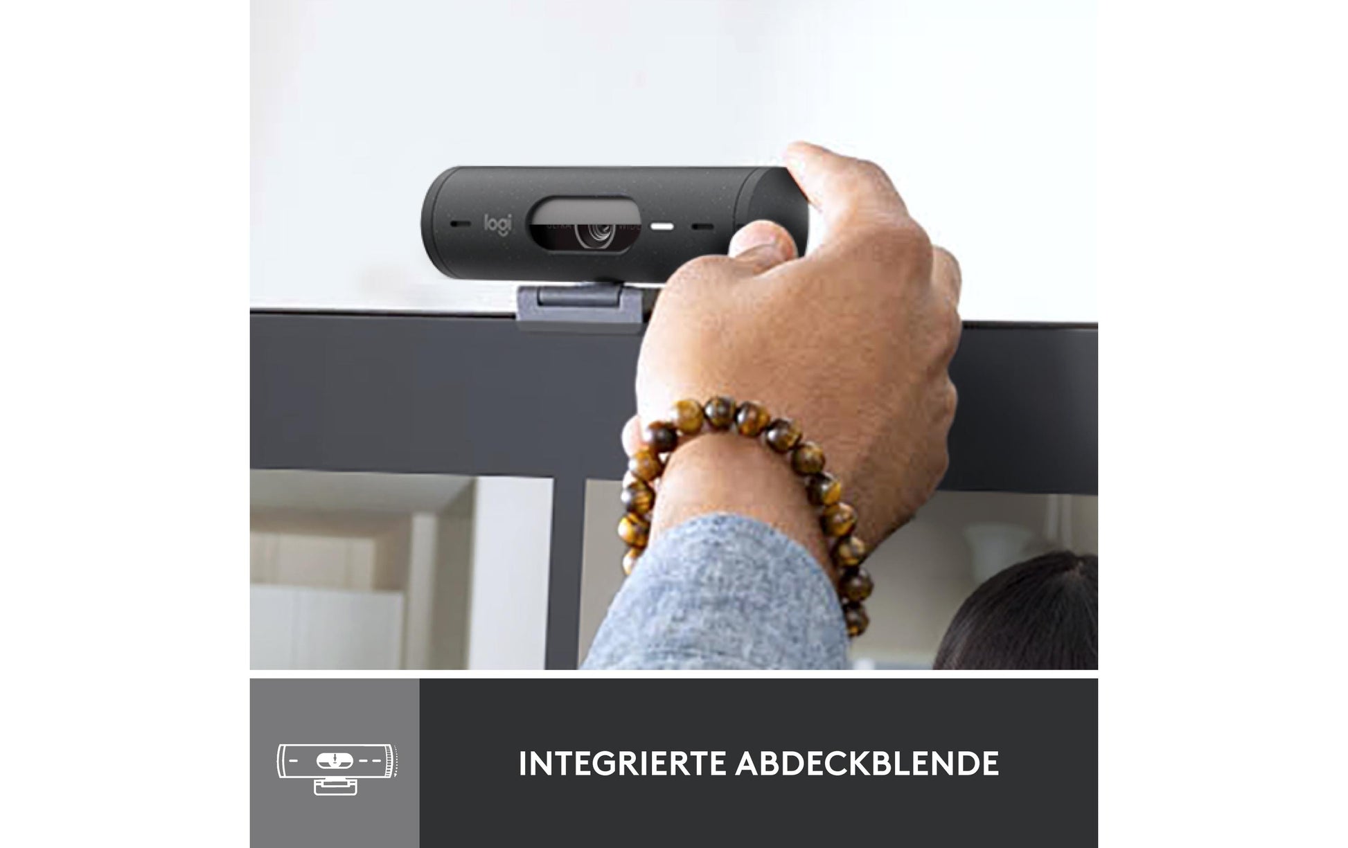 Logitech BRIO 500 – Webcam – Graphit