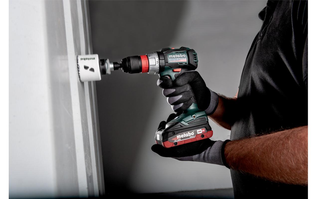 Metabo Akku-Bohrschrauber BS 18 LT BL Q – 18 V – Schnellspannbohrfutter (Ø 13 mm) – 75 Nm – 2×4,0 Ah & Ladegerät