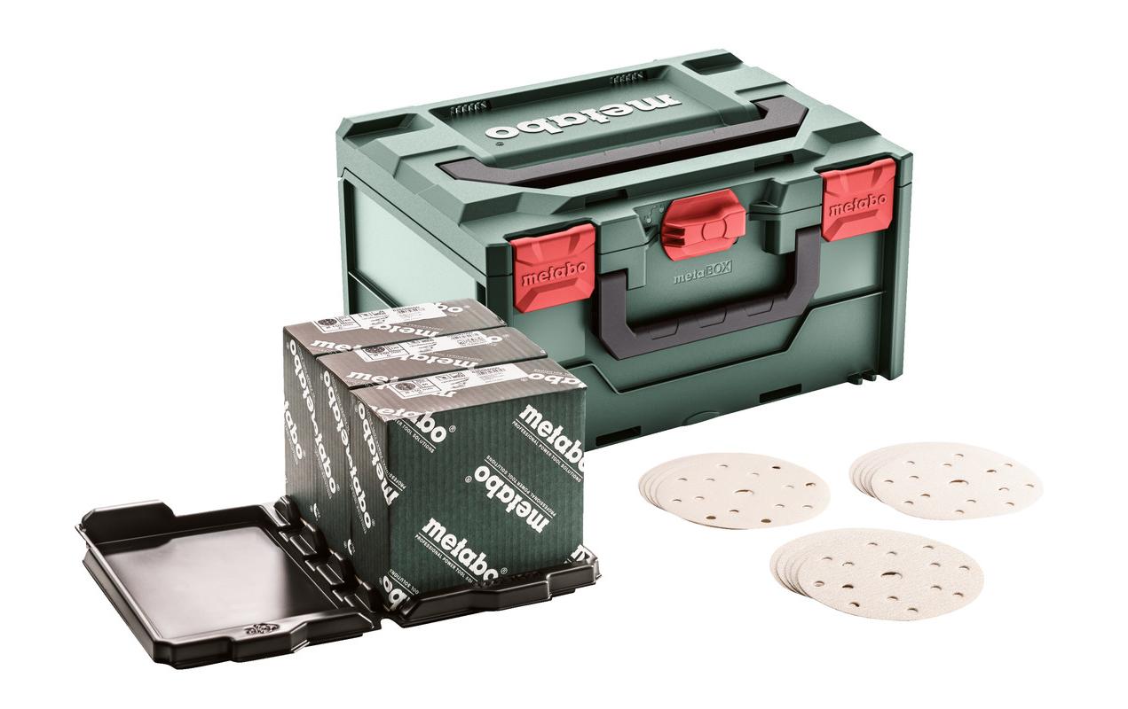 Metabo Schleifblatt, Metaloc, 150 mm, schwarz, grün, 150 Stk., Set
