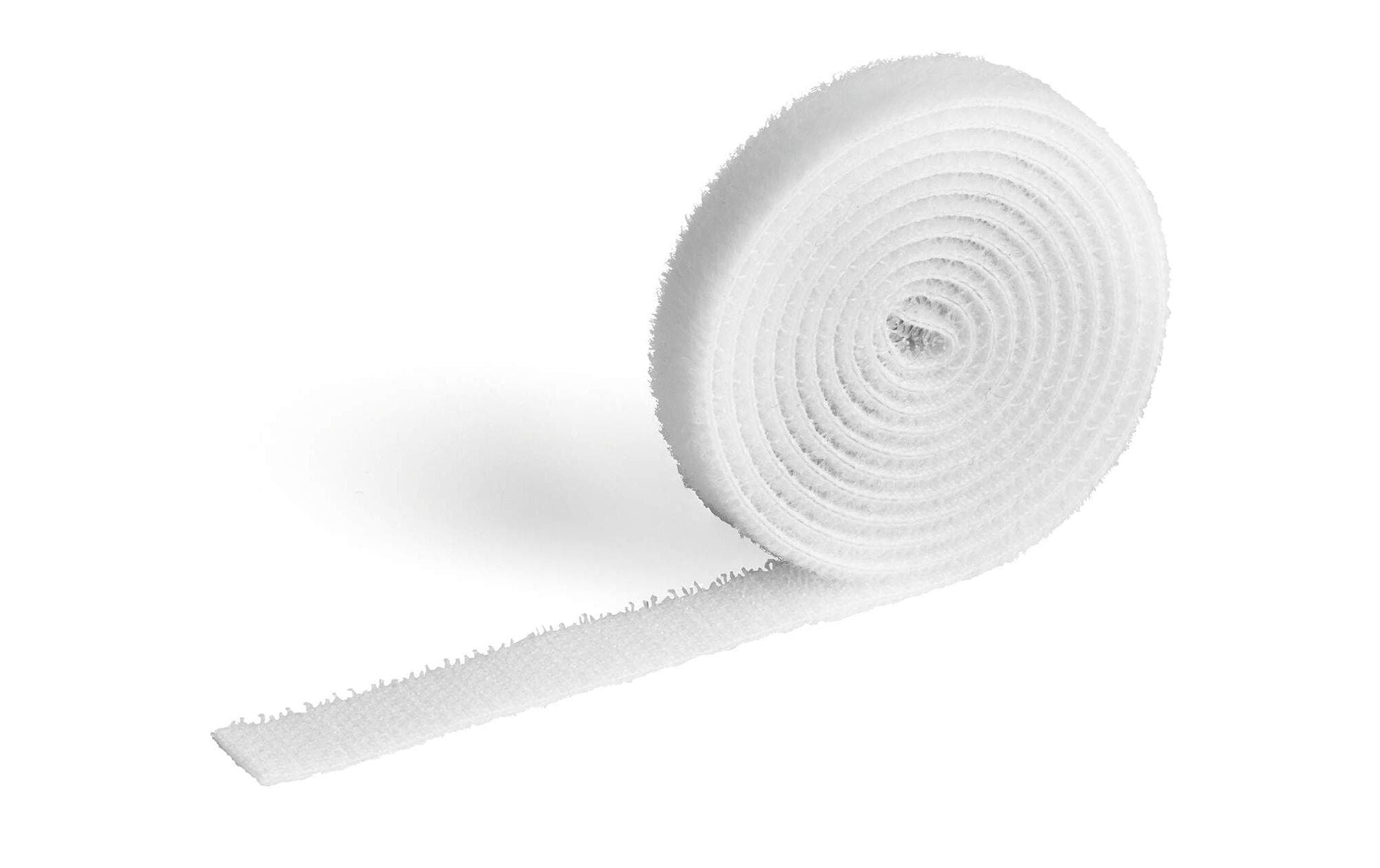 Durable Cavoline Klett-Kabelbinder – 1 mm × 1,00 m, Kunststoff, Weiss, zuschneidbar