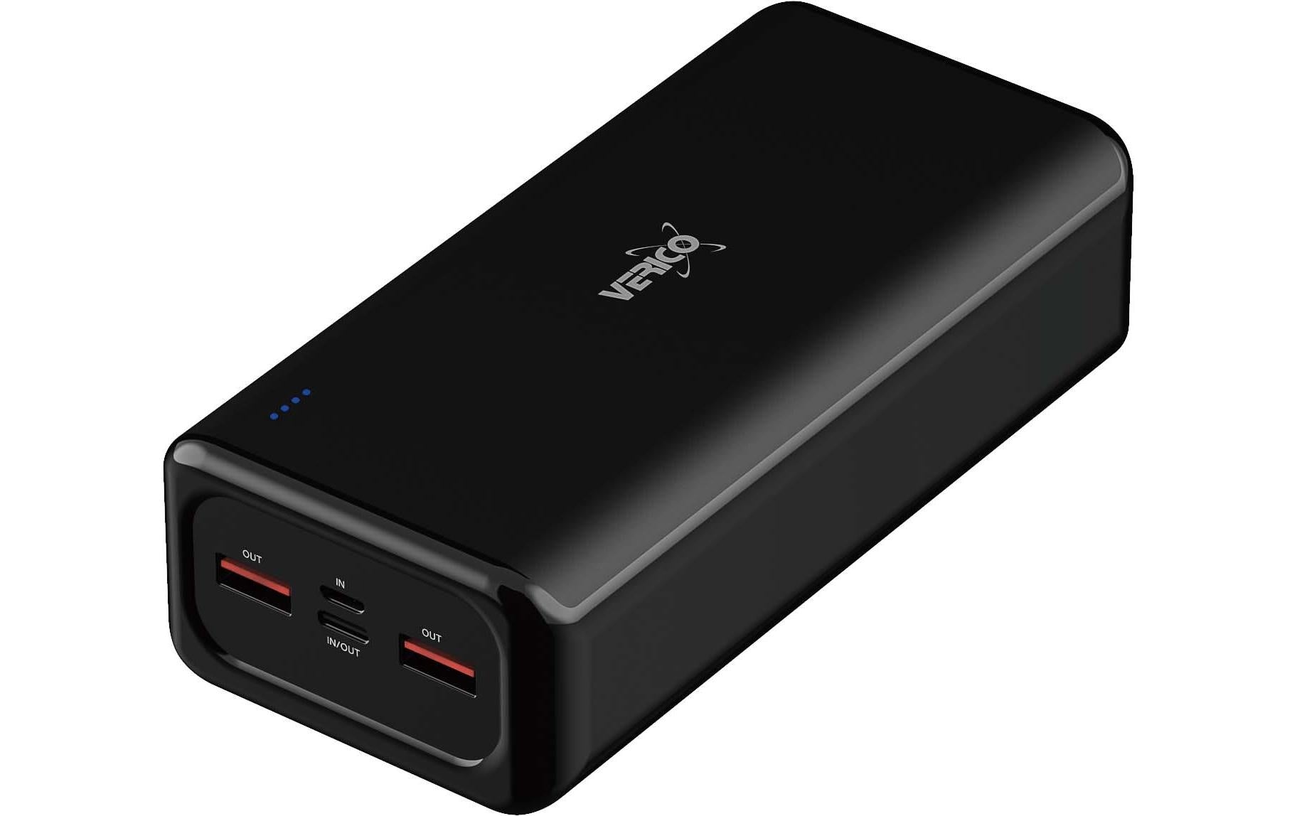Verico Powerbank 30'000 mAh – 22,5 W PD, schwarz
