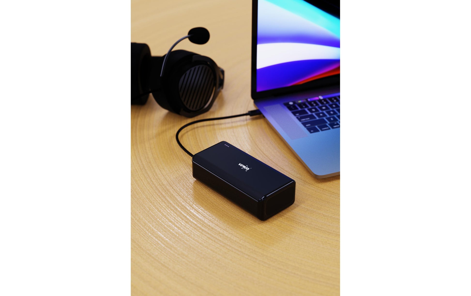 Verico Powerbank 30'000 mAh – 22,5 W PD, schwarz