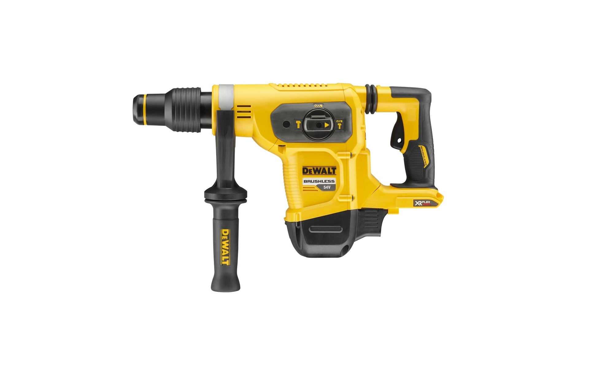 DeWalt FlexVolt Akku-Kombihammer – 54 V – SDS-max – Beton Ø 40 mm – 6,1 J – Koffer – Solo – Meisselfunktion