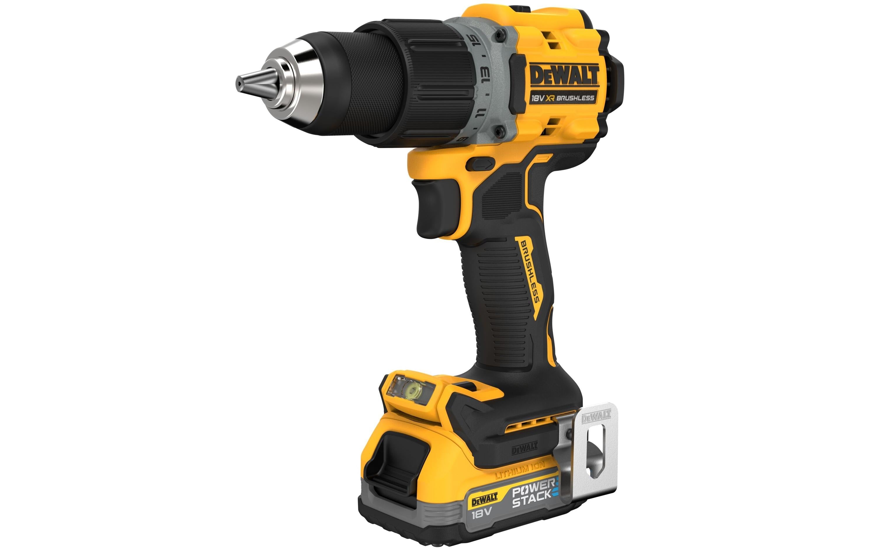 DeWalt Akku-Schlagbohrschrauber – 18 V (XR) – Schnellspannbohrfutter – mit 1,7 Ah Akku & Ladegerät – Koffer