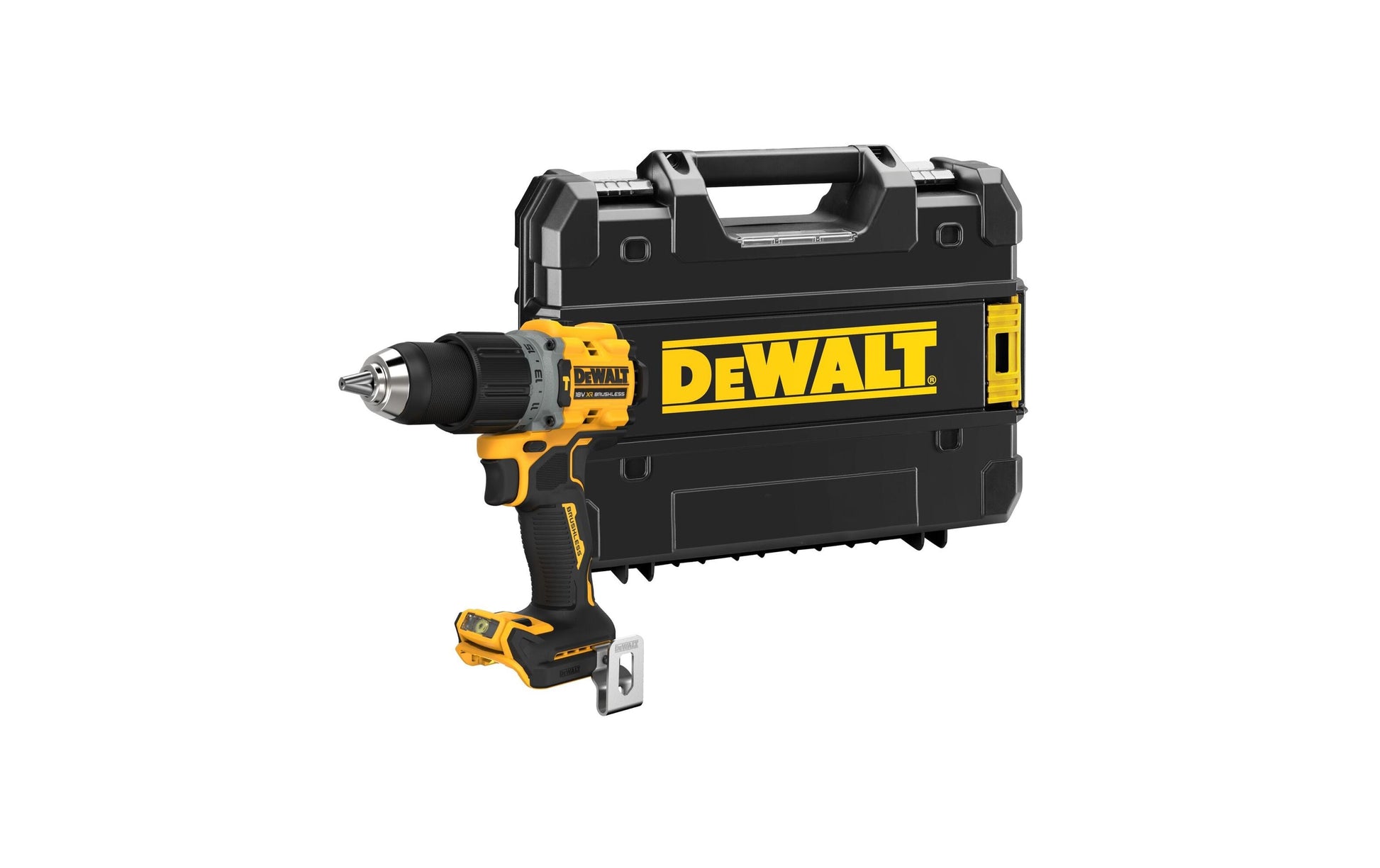 DeWalt Akku-Schlagbohrschrauber – 18 V (XR) – Schnellspannbohrfutter – Solo – Koffer