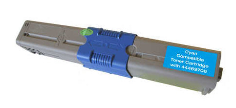 Peach Toner 44469706 – cyan, 2000 Seiten – für OKI C310DN/C330DN/C331DN und andere