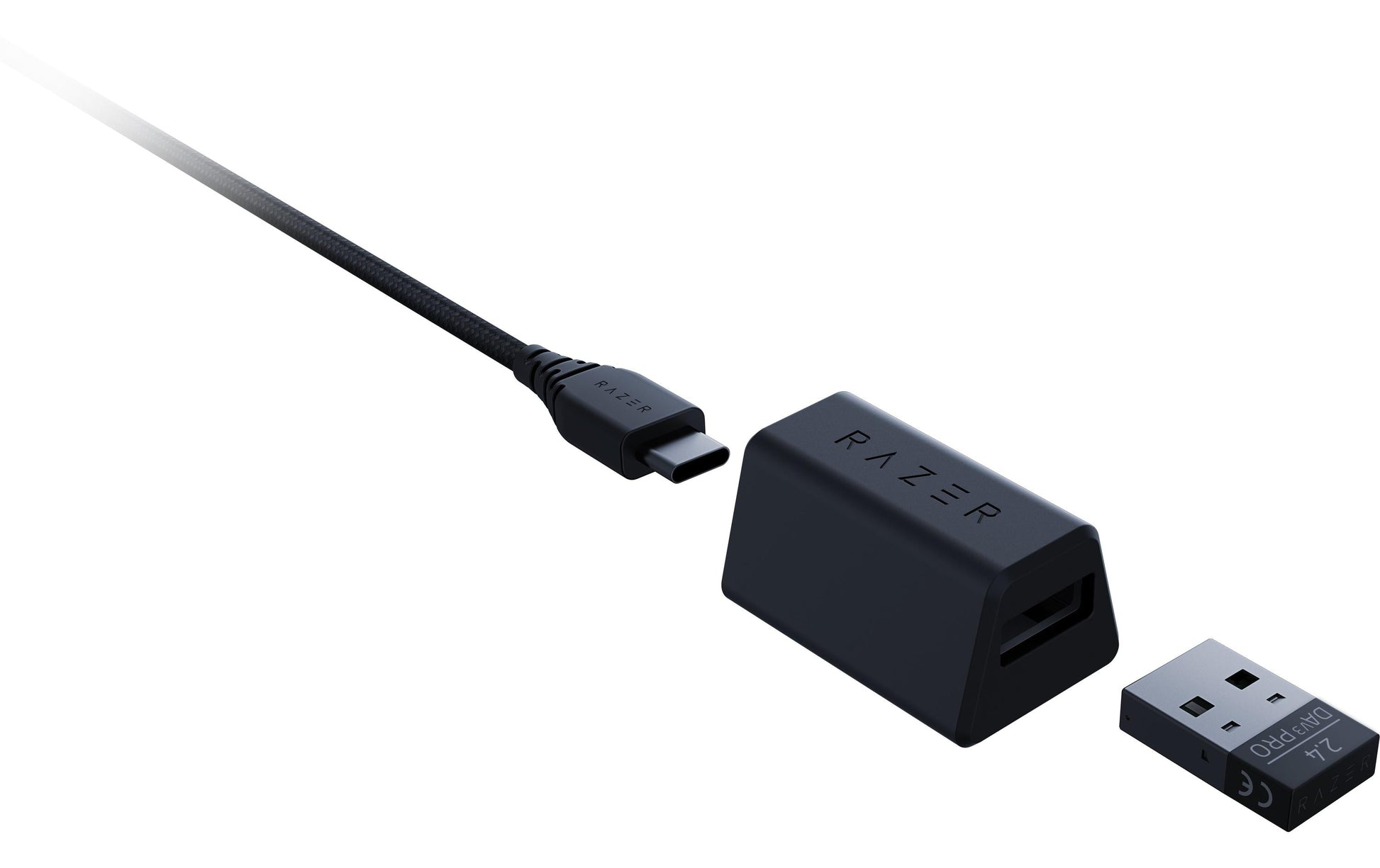 Razer DeathAdder V3 Pro Gaming-Maus – kabellos, 30'000 dpi, 1'000 Hz, 5 Tasten, für Rechtshänder, schwarz