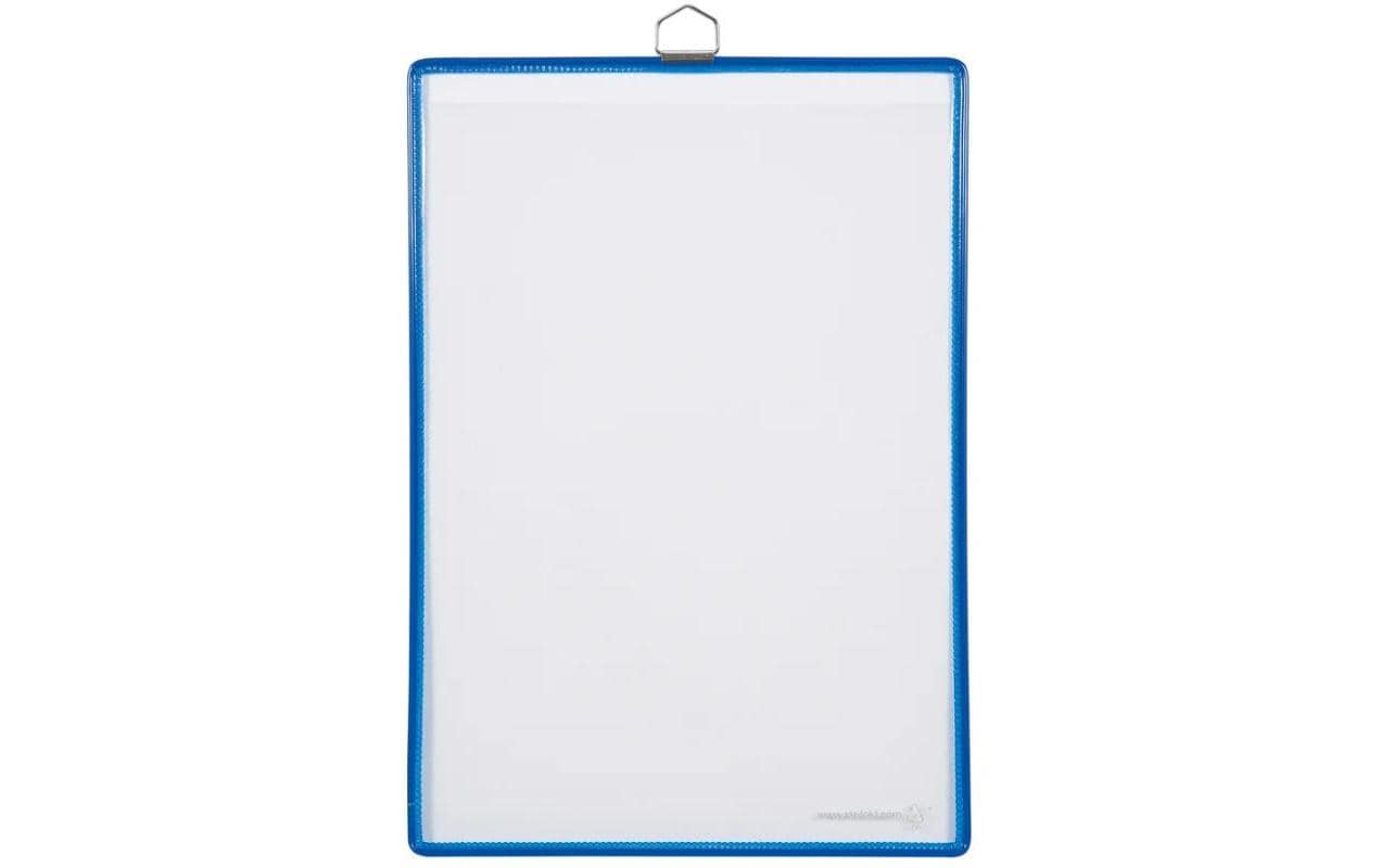 Tarifold Hänge-Sichttaschen 154501 – blau, PVC, für A4, 5er-Pack