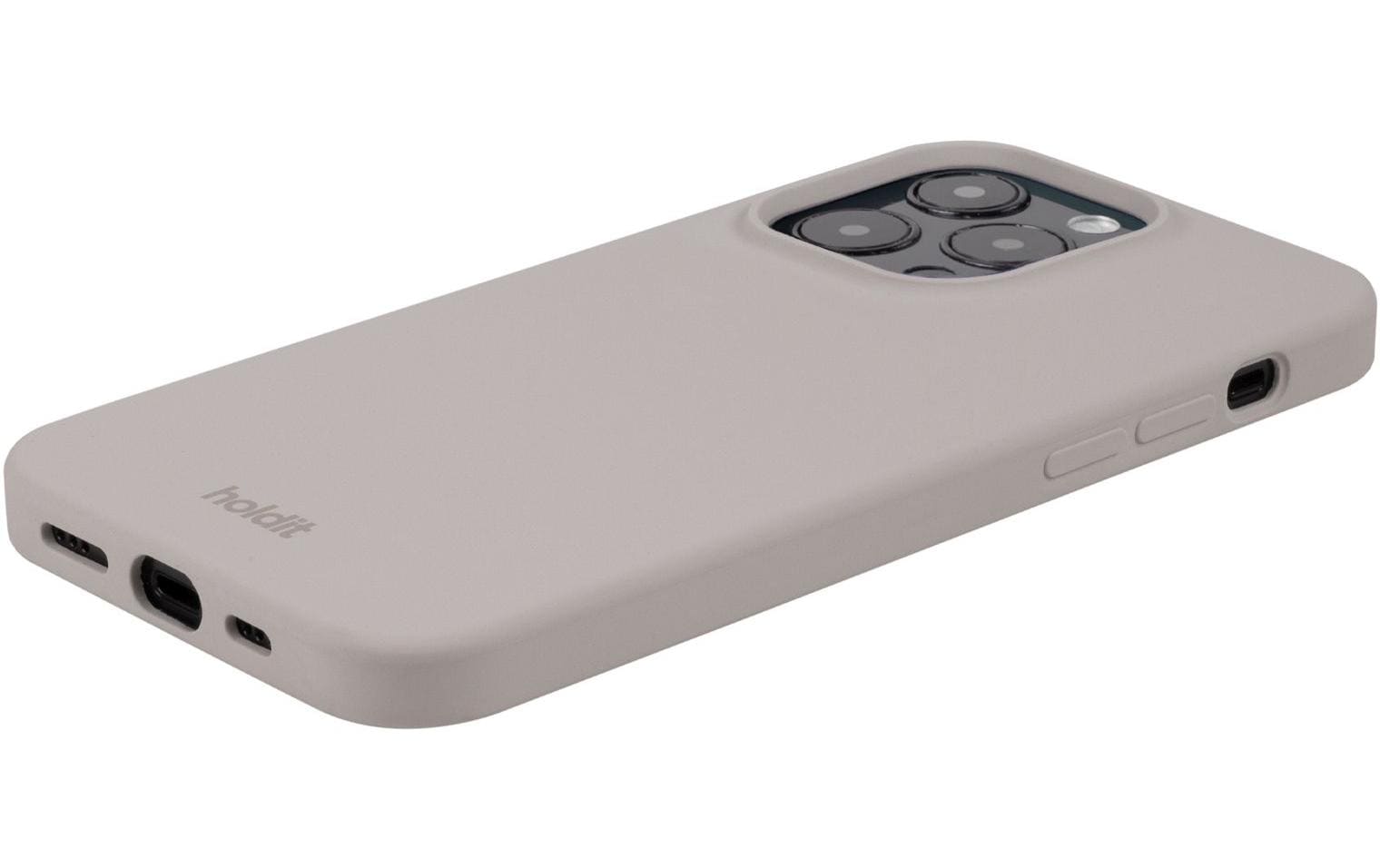 Holdit – Backcover – für Apple iPhone 14 Pro Max – Taupe – Silikon