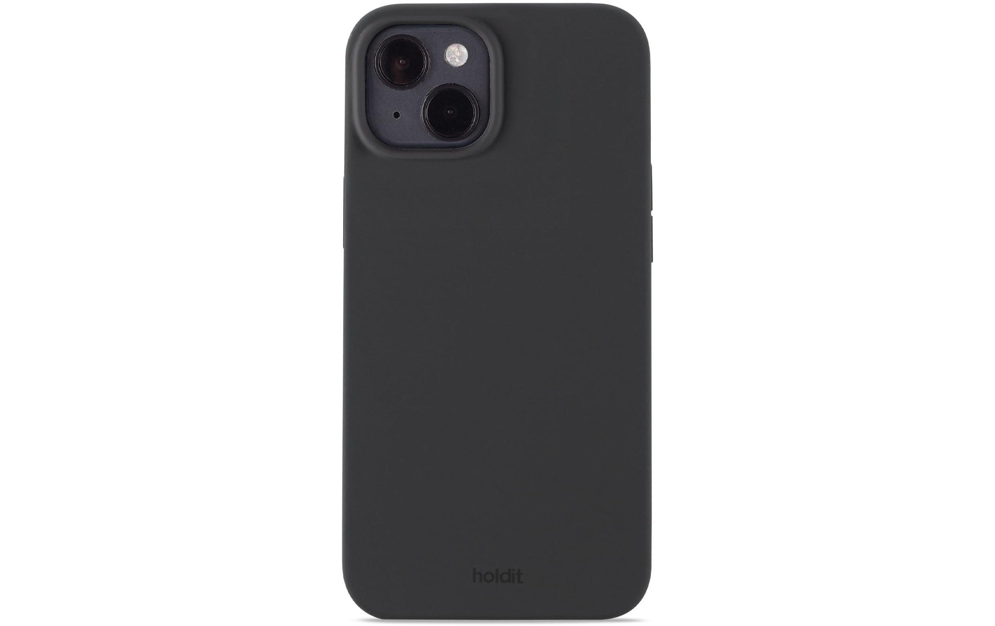 Holdit Backcover – für Apple iPhone 15 Plus, Silikon, Schwarz