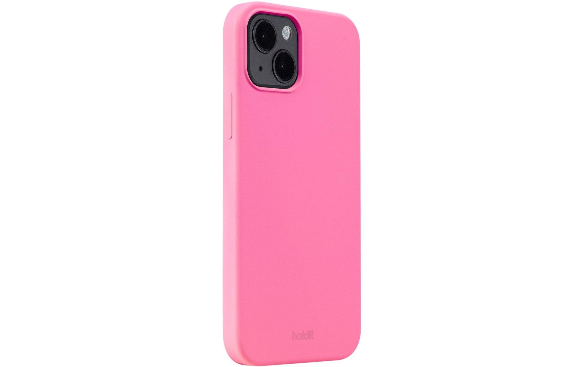 Holdit – Backcover – für Apple iPhone 15 Plus – Rosa – Silikon – kabelloses Laden