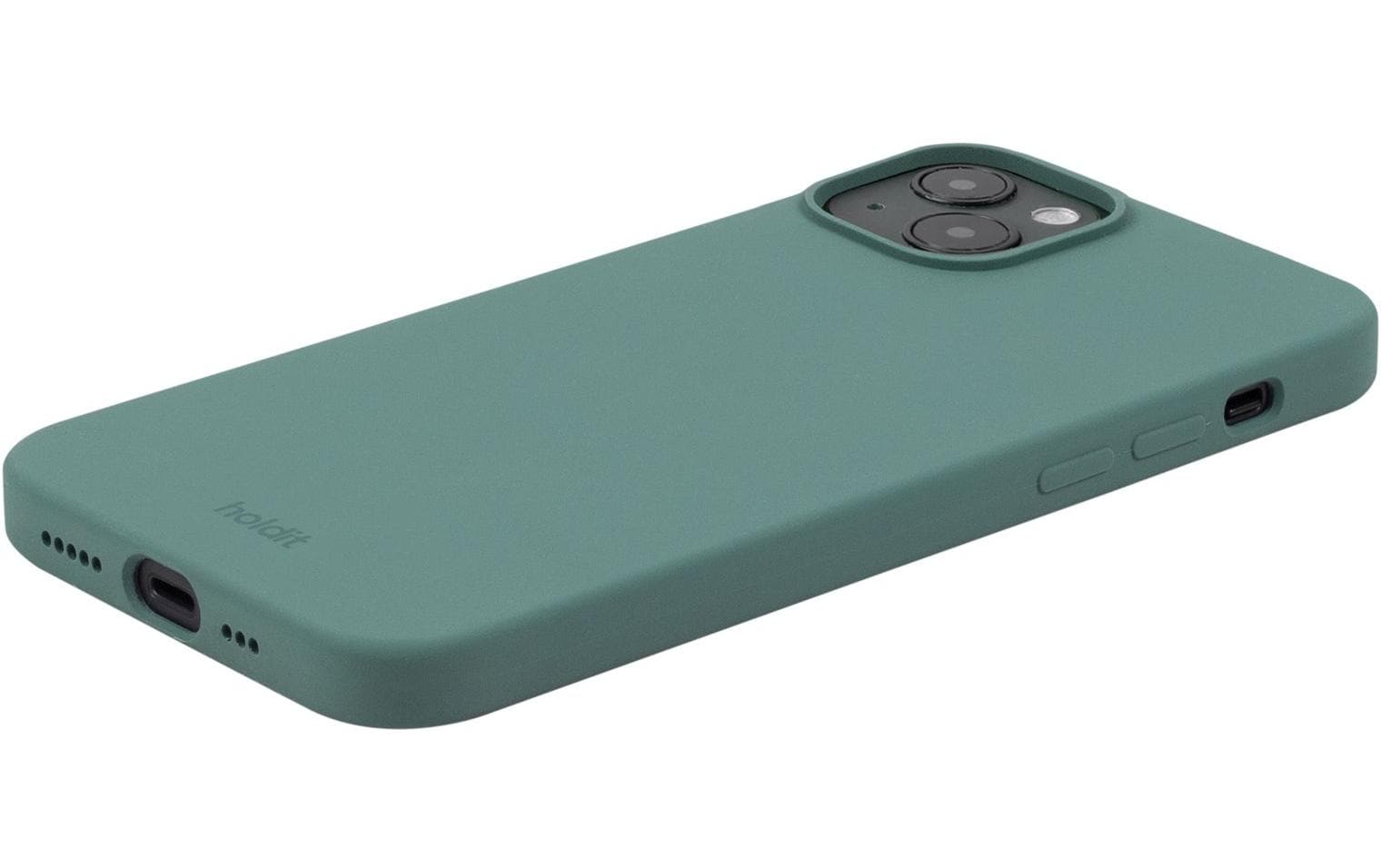 HoldIt Backcover – für Apple iPhone 14 Plus – grün – Silikon