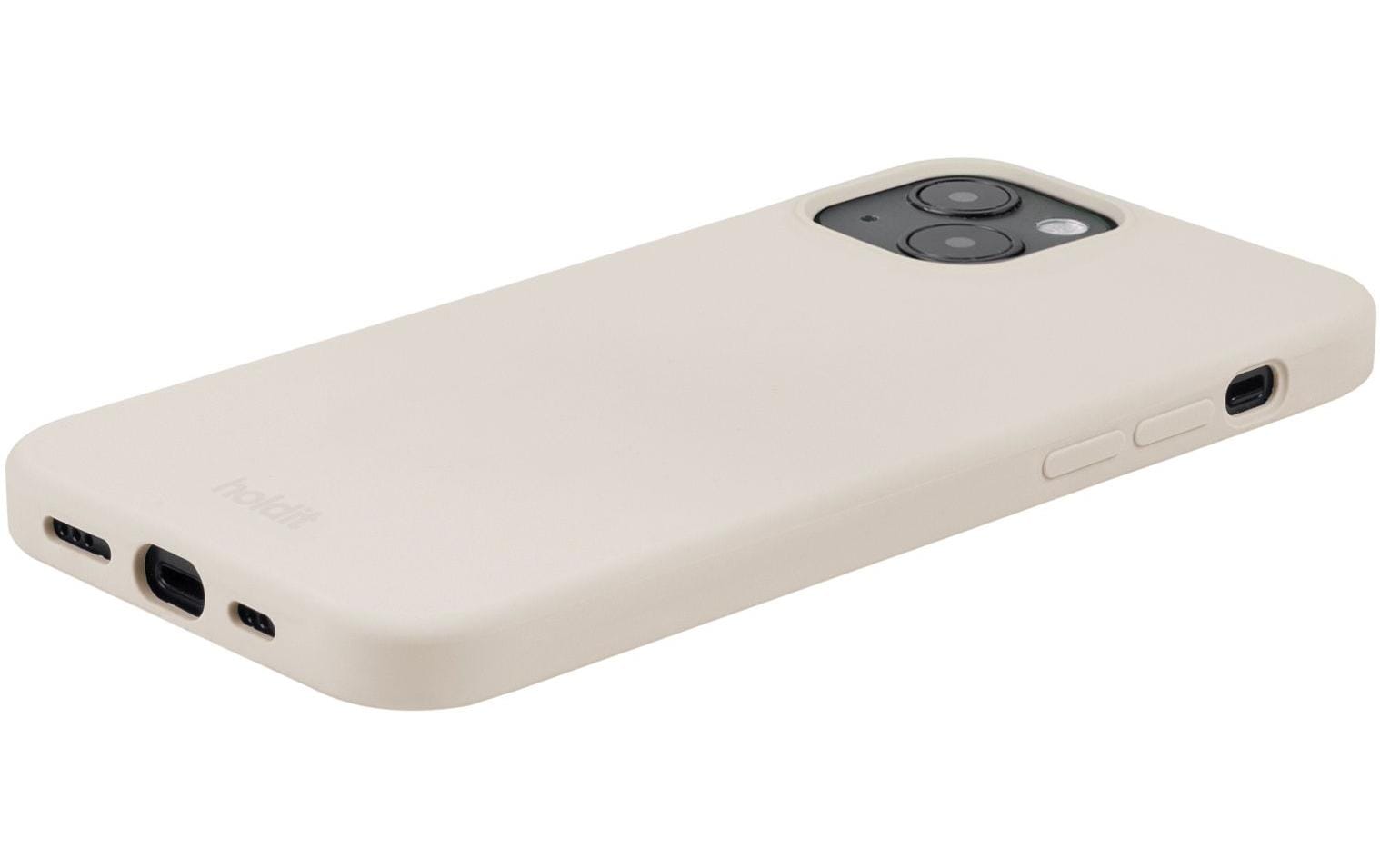 Holdit Backcover – für Apple iPhone 14 Plus, Silikon, Beige