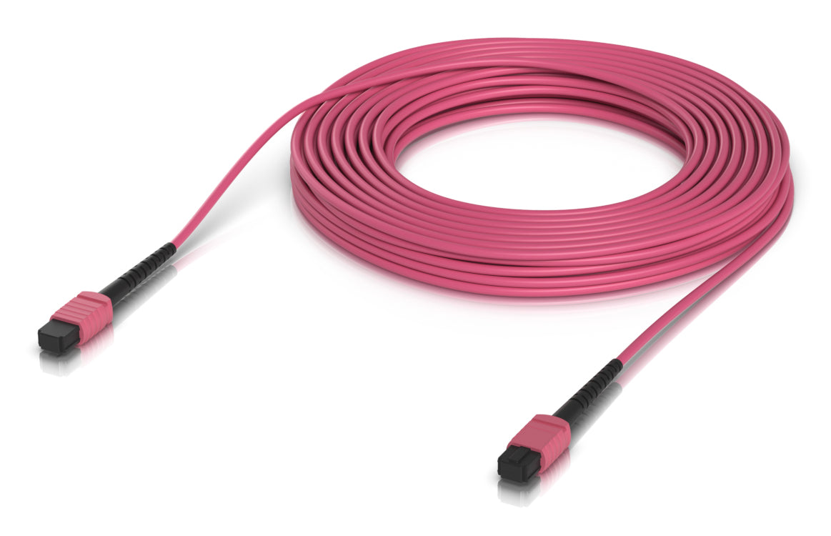 Ubiquiti LWL-Patchkabel – MPO–MPO, Multimode (OM4), 100 Gbit/s, 15 m