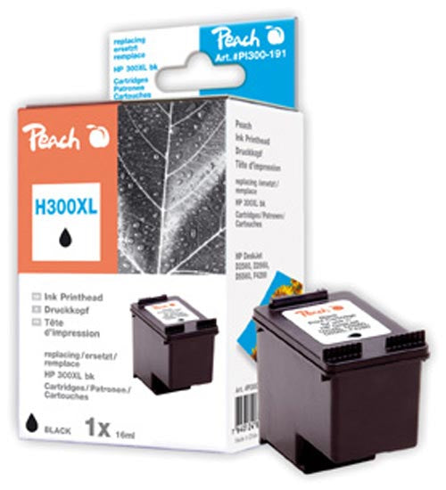 Peach Tinte – HP CC641EE Nr. 300XL, Schwarz