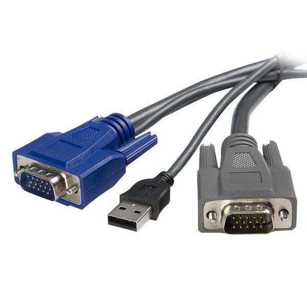 StarTech.com 1,8 m 2-in-1 VGA/USB A KVM-Kabel – Männlich/Männlich, Schwarz