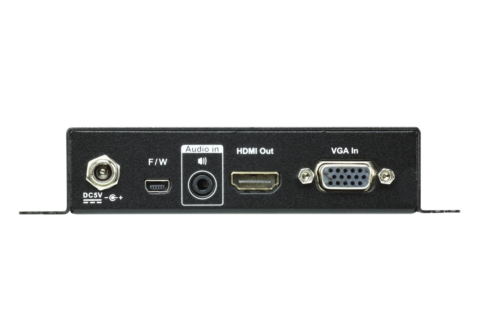 ATEN VC182 Adapter VGA zu HDMI – bis 1920 × 1200 (inkl. 1080p), mit Skalierer & Audio zu HDMI, schwarz