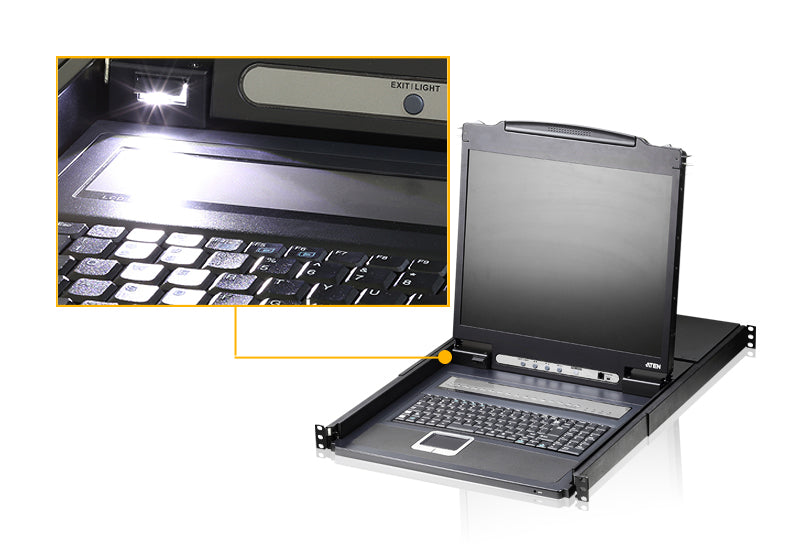 ATEN CL1308 – KVM-Switch – 8-Port, VGA – 1280 × 1024 @ 75 Hz, für Windows, Mac & Linux