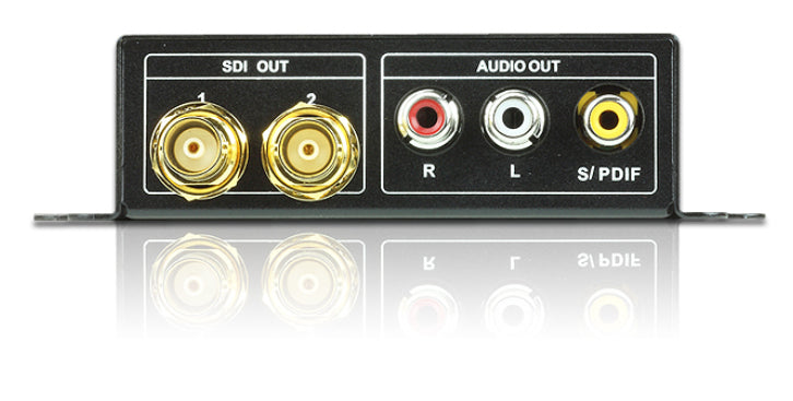 ATEN VC840 HDMI zu 3G/HD/SD-SDI Konverter – 2× SDI-Ausgang, bis 90 m (3G), 8-Kanal-Audio – Schwarz