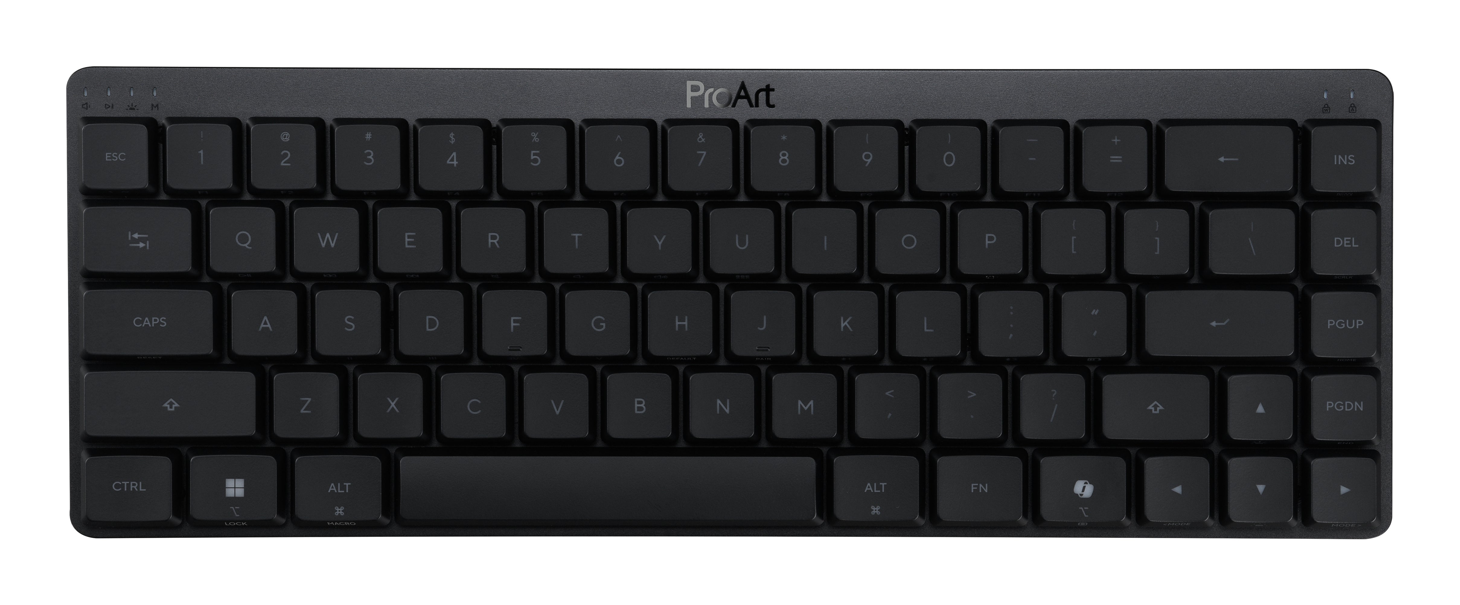 ASUS ProArt KD300 – Tastatur 65% – Mechanisch, RGB – Bluetooth & 2,4 GHz – USB-C – Schwarz
