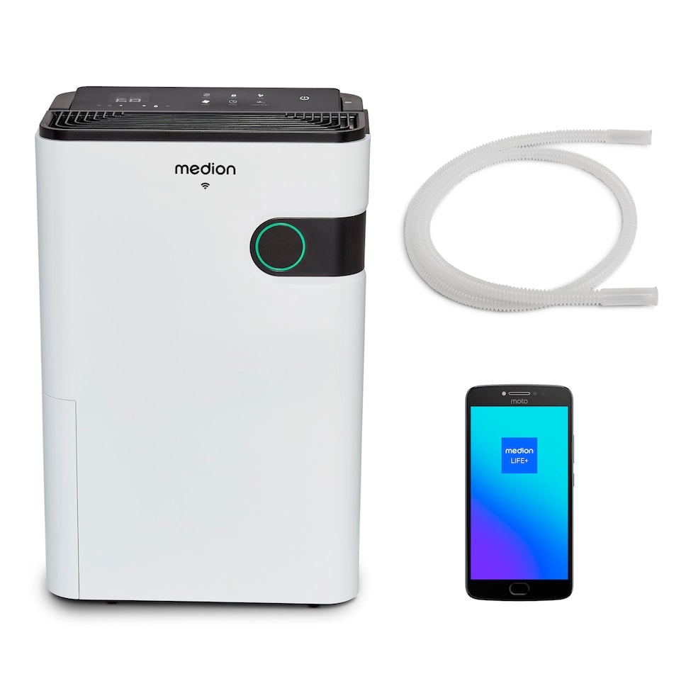 Medion DH30S Luftentfeuchter – 24 l/24 h, bis 40 m², Tank 5 l, App-Steuerung, schwarz