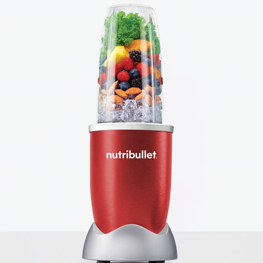 NutriBullet Smoothie-Mixer Pro NB907MAR – 0,9 l, 900 W, spülmaschinenfest – rot