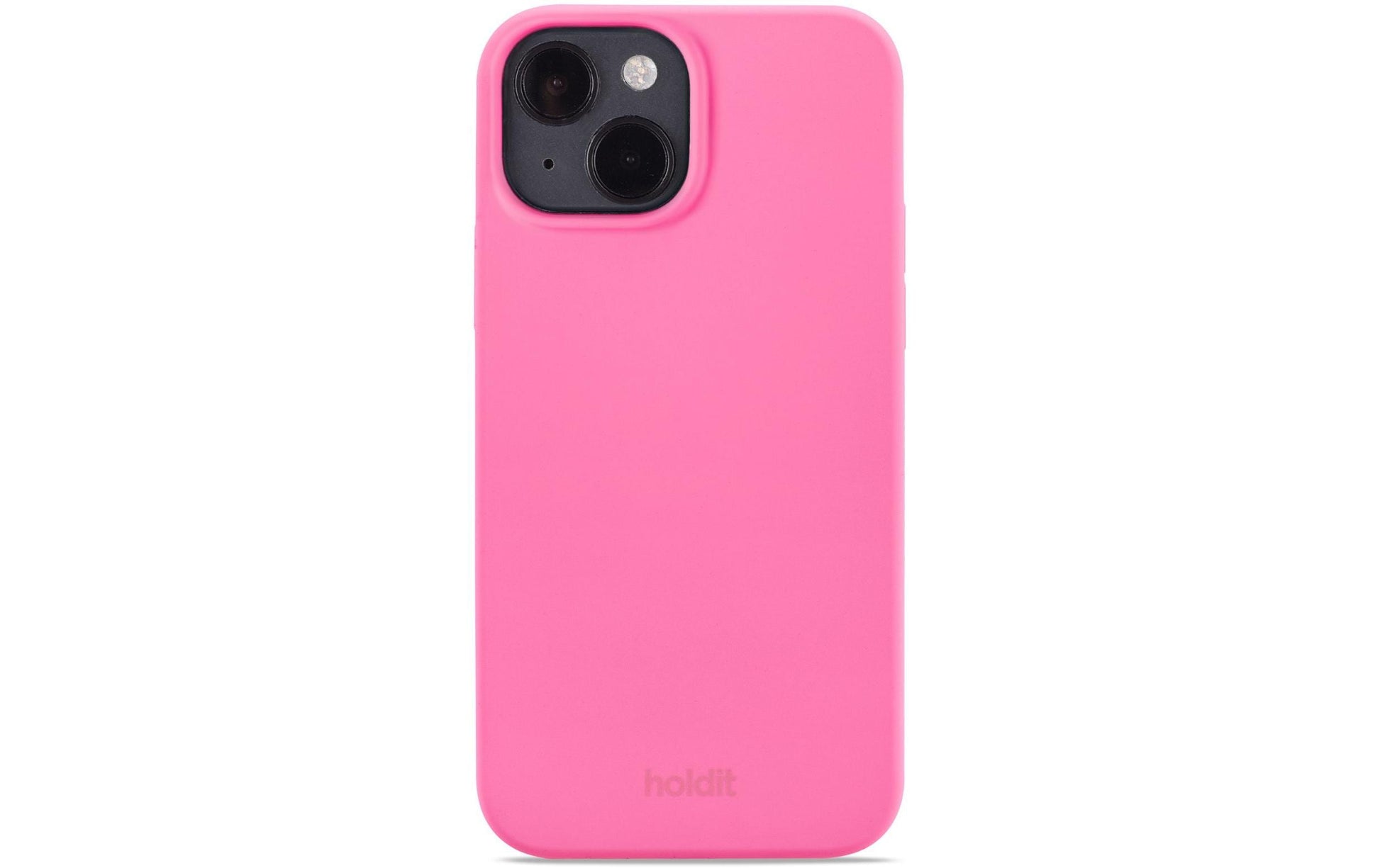 Holdit Backcover – für Apple iPhone 14, Silikon, Pink