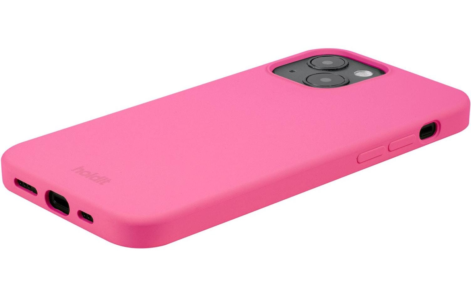 Holdit Backcover – für Apple iPhone 14, Silikon, Pink