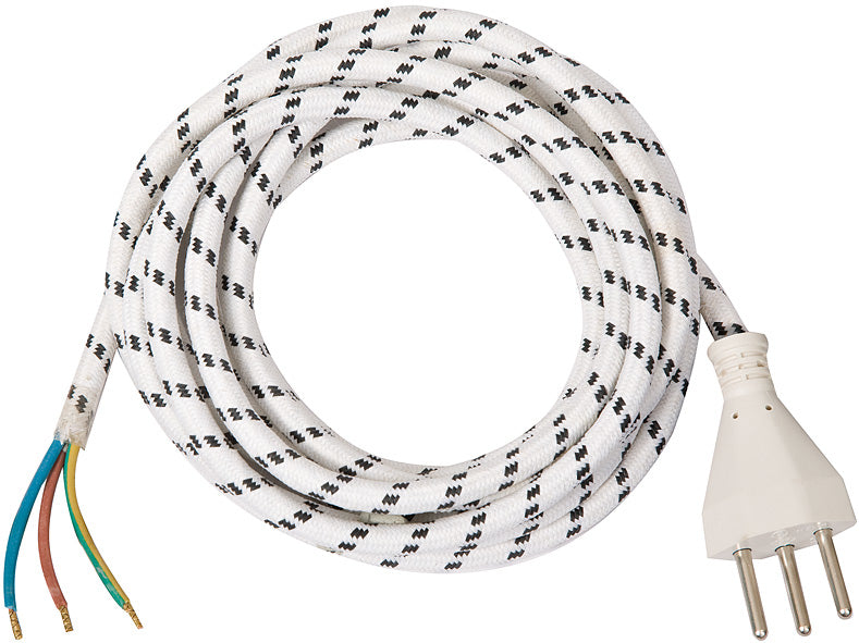 Brennenstuhl Adapterkabel, T12–offen, 3 m, 0,75 mm² – weiss